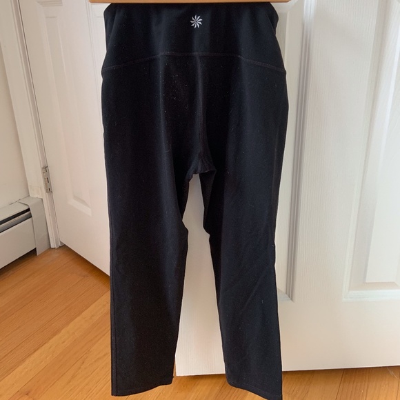 Athleta 3/4 Length Black Leggings - Picture 2 of 2